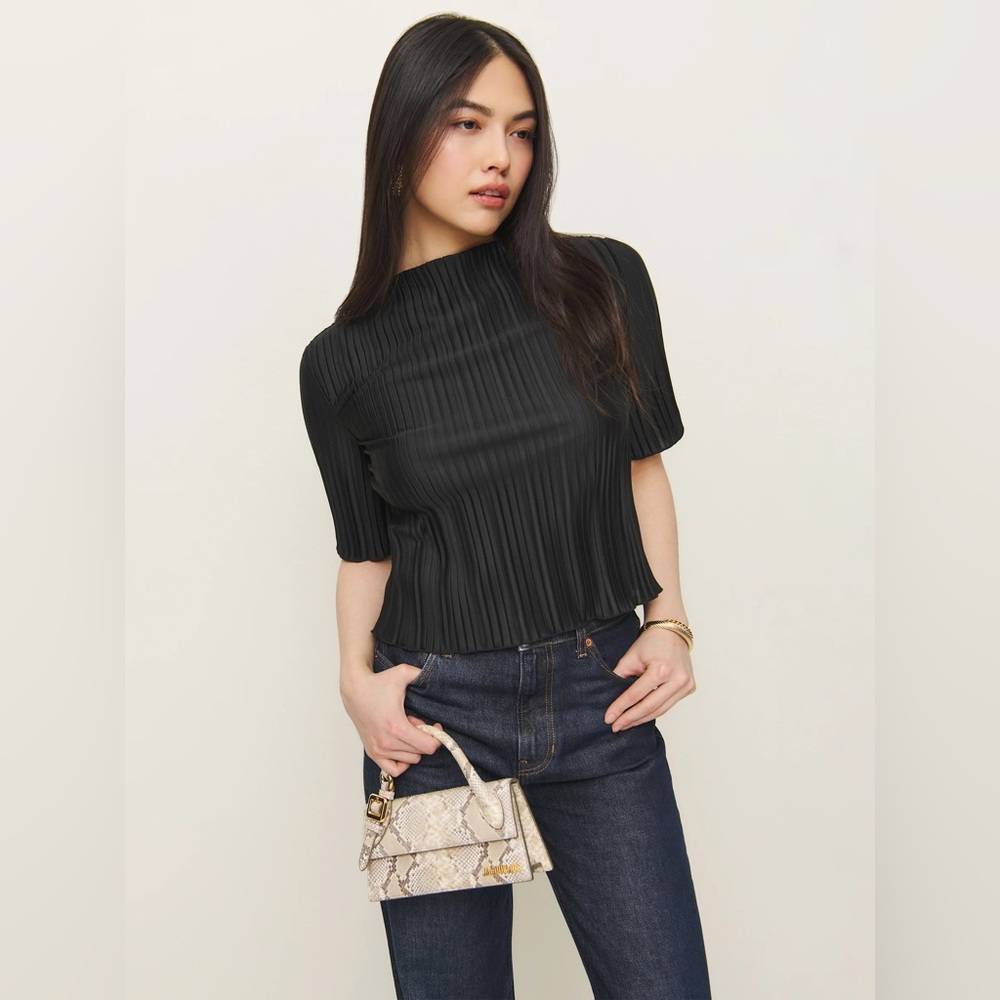 NWT Reformation Spencer Knit Top